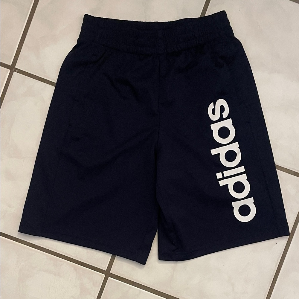 Adidas Kids Dark Blue Shorts with Pockets